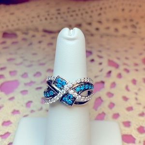 Neon Apatite & White Diamond Simulants Bella Luce